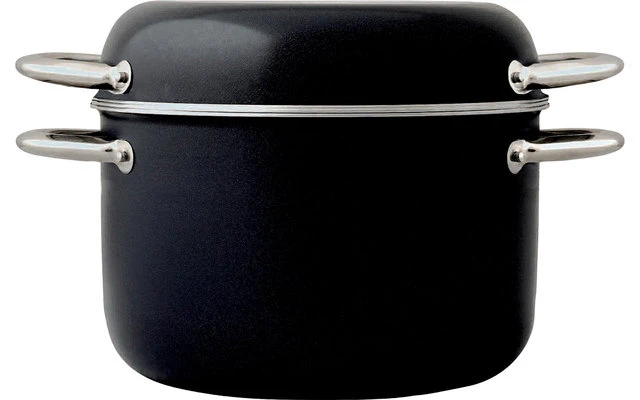 Berger Topfset Aluminium Stapelbar Schwarz 9-tlg. - Image 2